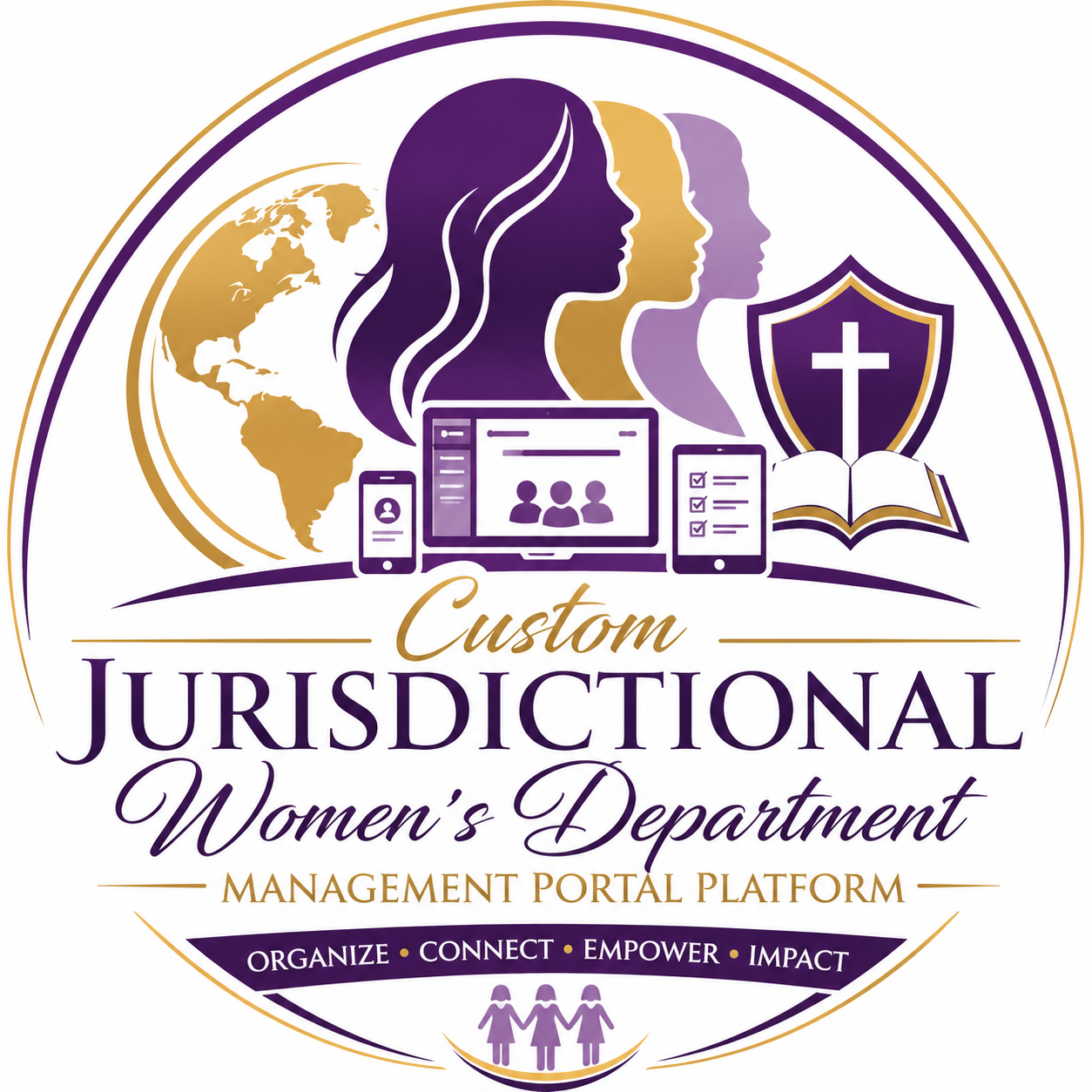 Custom Jurisdictional Women's Department Management Portal logo